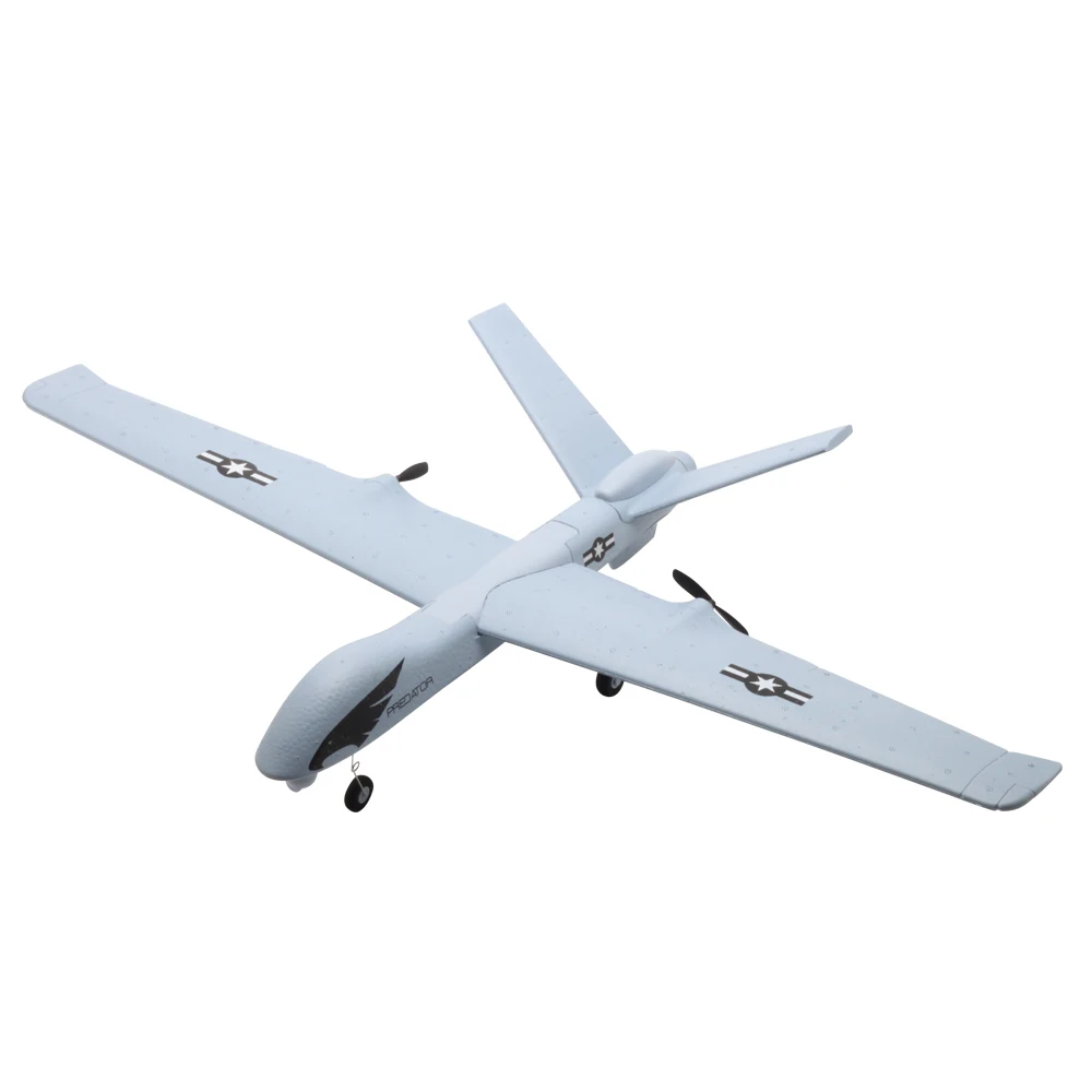 

R Q 4 RC Glider 2.4G 2CH Hand Throwing Foam RC Plane With LED Light Fixed Wingspan RC Aircraft Figher Toys for Boys Game Gift