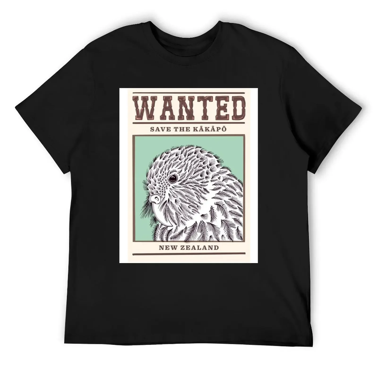 Save the Kakapo! T-Shirt baggy shirts blanks anime clothes clothes for men