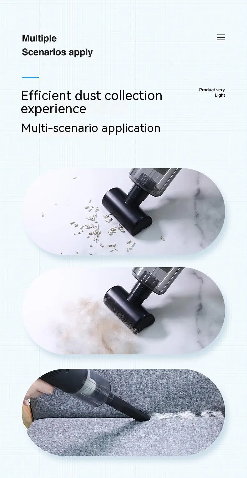 Home Car Handheld Usb Charging aspirapolvere senza fili palmare Pet Dog Pet Cat Hair Suction, accessori per animali domestici, accessori per gatti