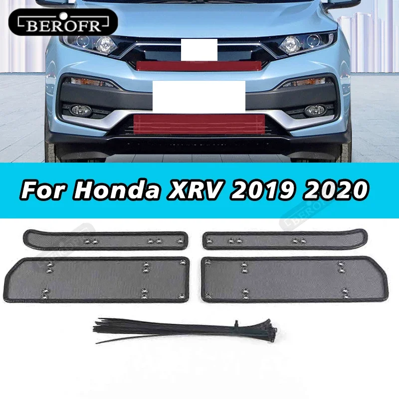 

Front Grille Insect Screening Mesh Insert Net Stainless Steel Cover Trims For Honda XRV 2019 2020 Car Accessories