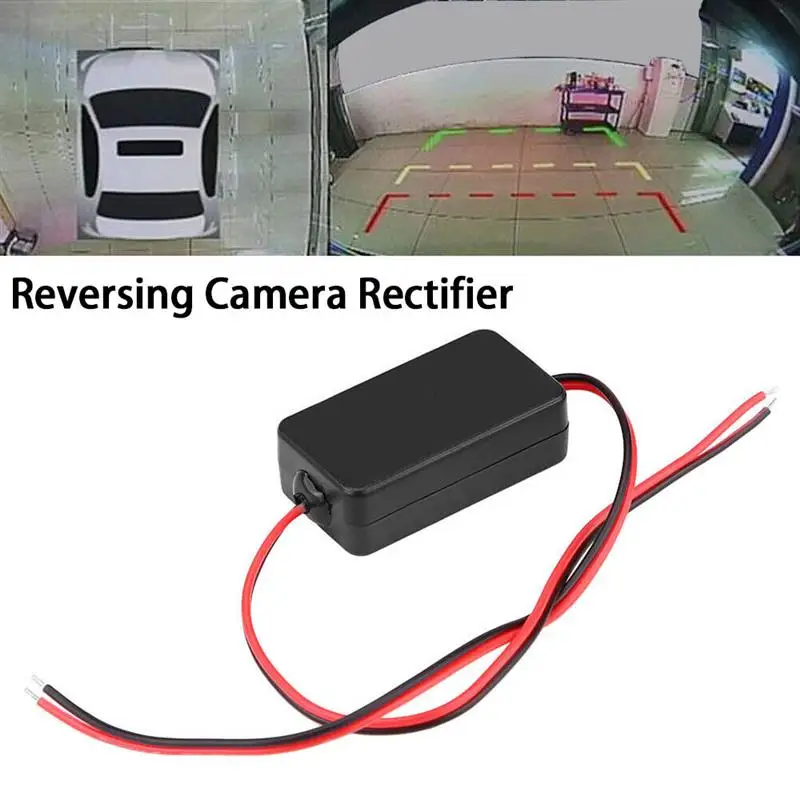 12V Car Rear View Camera filtri raddrizzatore DC Power Relay condensatore filtro connettore raddrizzatore per auto telecamera di Backup per