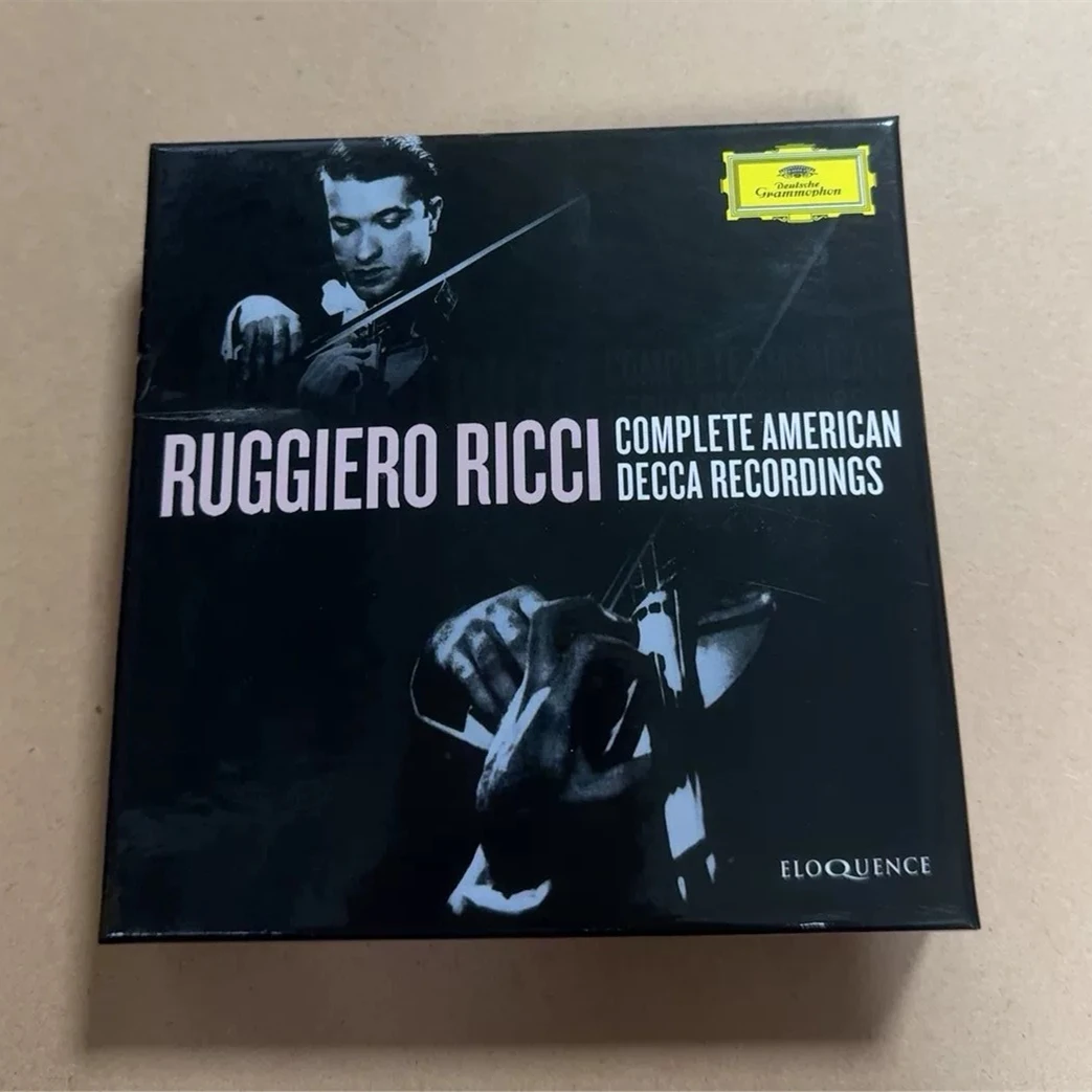 

Classic Ruggiero Ricci Music CD Complete American Decca Recordings Album 9pcs Music Record Cosplay Walkman Car Soundtracks Box