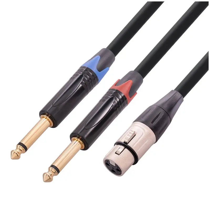 Xlr Female To Dual …