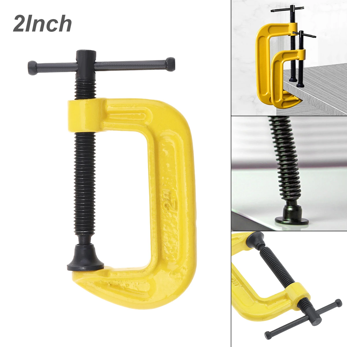 2Inch Mini G Clip Heavy Duty 50mm Grip Clamping Multi-Function Clamp Woodworking Machinery Tools Guide Locator