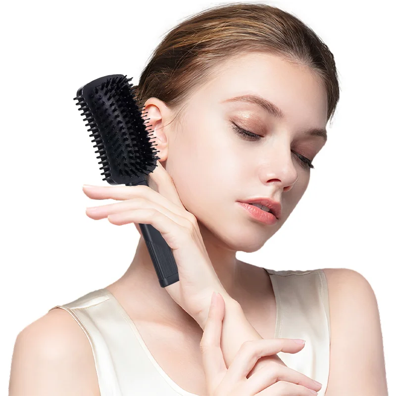 

Portable Curly Hair Brush Volume Curl Defining Brush Curly Volume Brush Shaping and Styling Women's Men's Curls