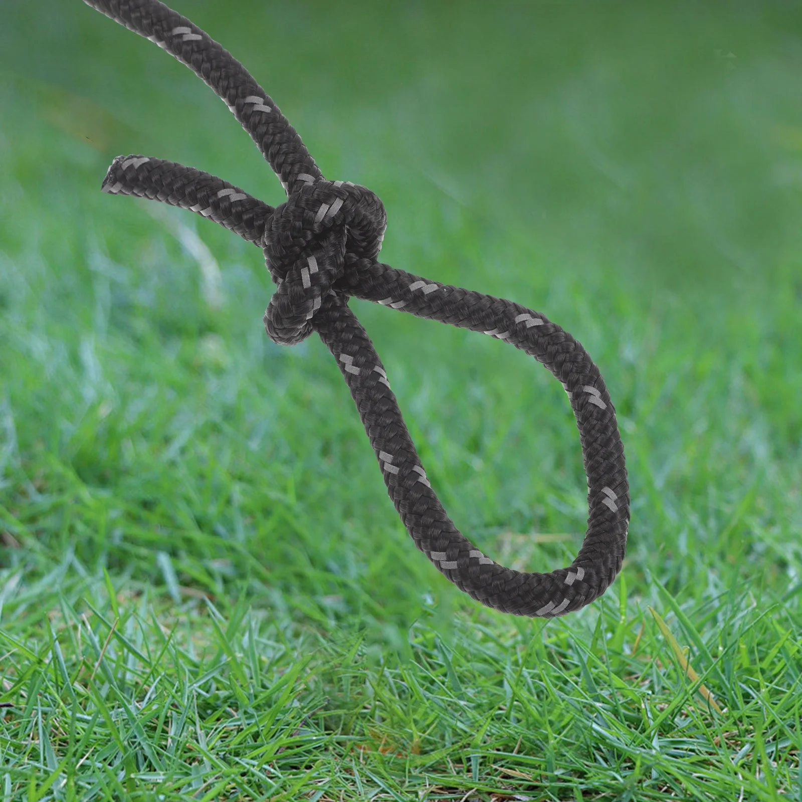 8 Uds cuerda de montañismo cuerda reflectante a prueba de viento para exteriores equipo de Camping cable de tienda ajustable seguro para senderismo