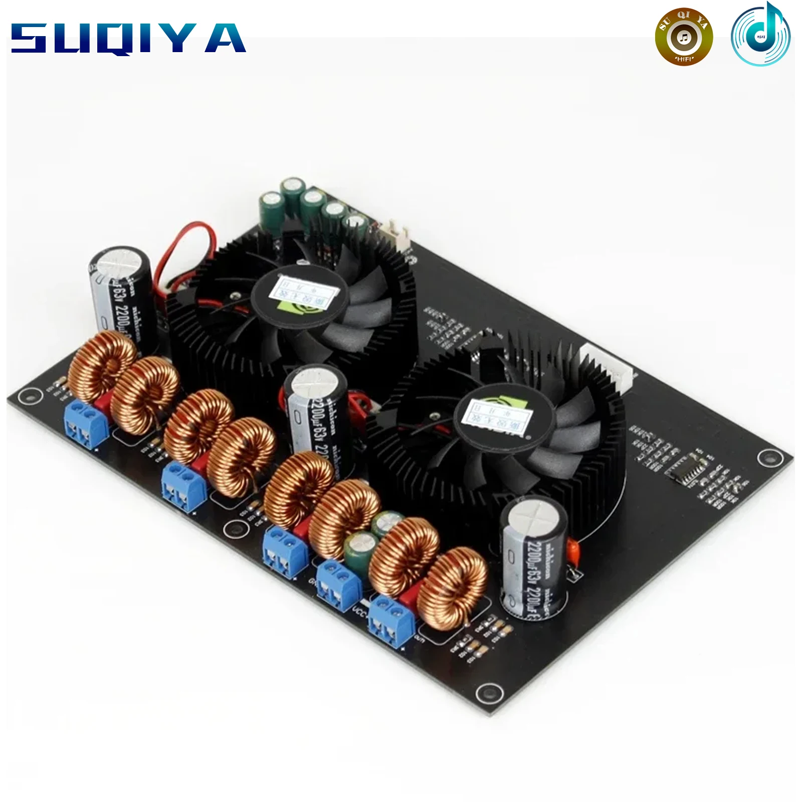 

DC24-48V TPA3255 300W*4 Power Amplifier Board 4-Channels Class D Digital Audio Amplifier Board