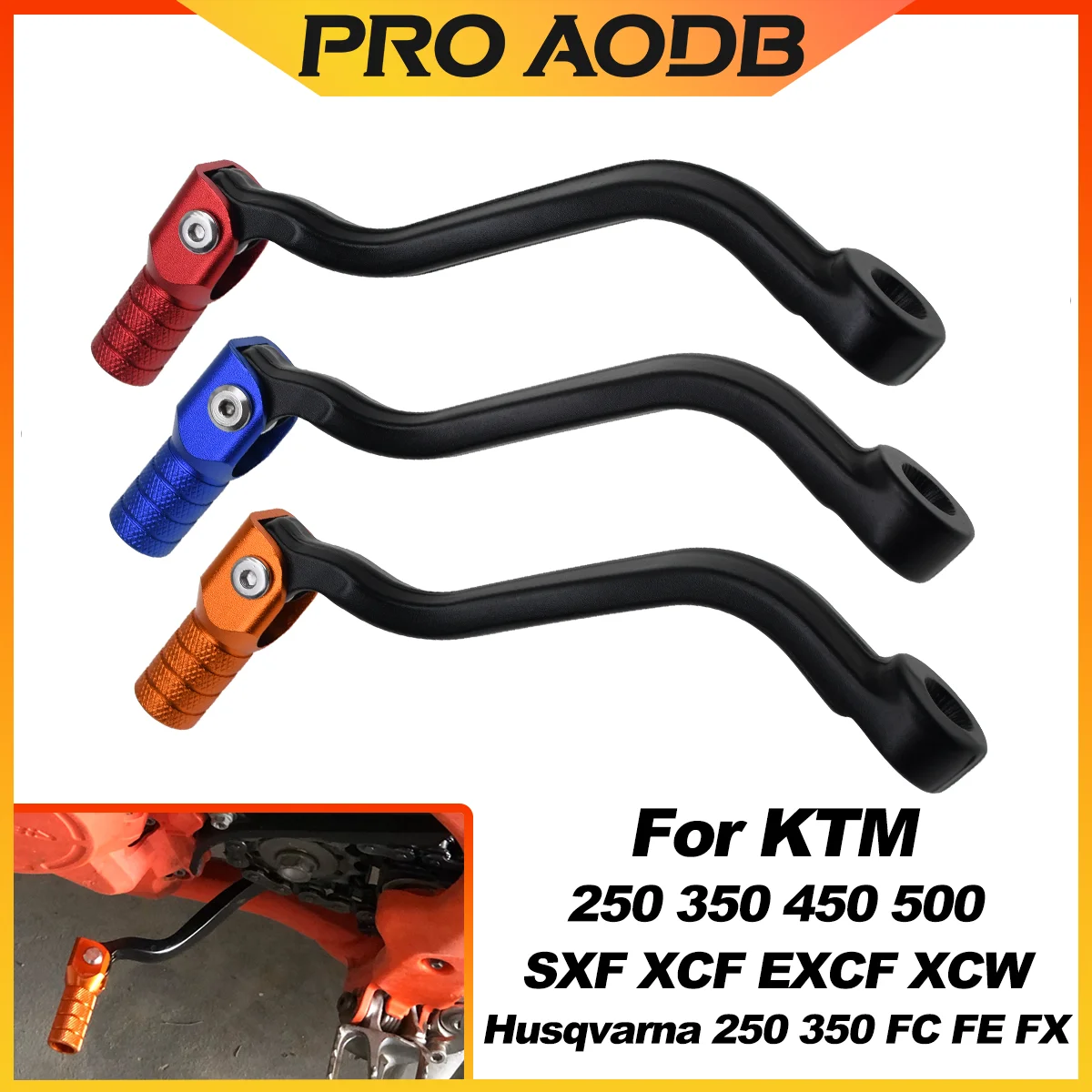 Motorrad CNC Schalthebel Für KTM 125 150 200 250 300 350 450 SX EXC XC SXF EXCF XCF XCW XCFW Für Husqvarna GAS GAS Teile