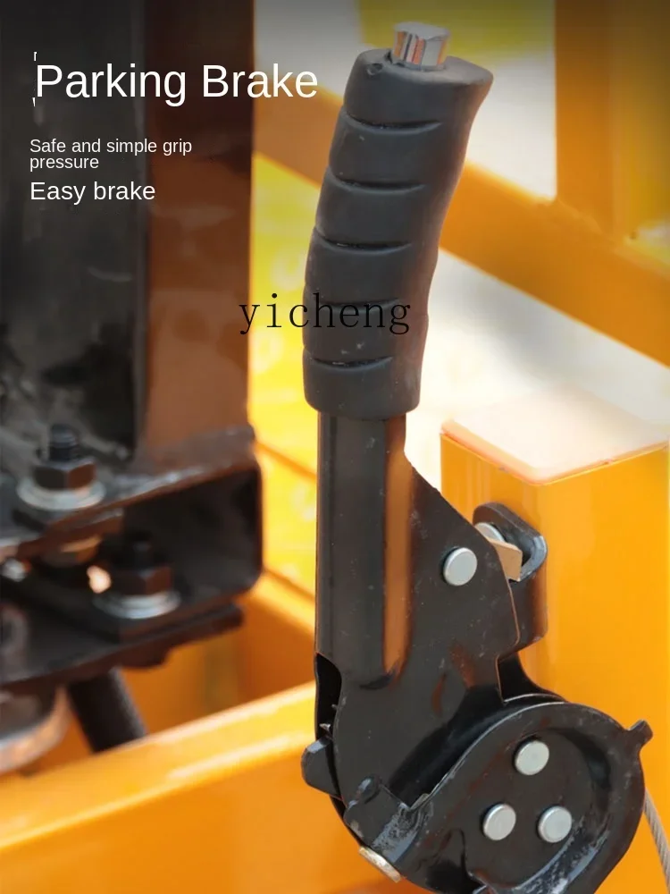 b11Reverse Riding Electric Flat Truck Truck Construction Site Hand Push Three Wheels Dumptruck