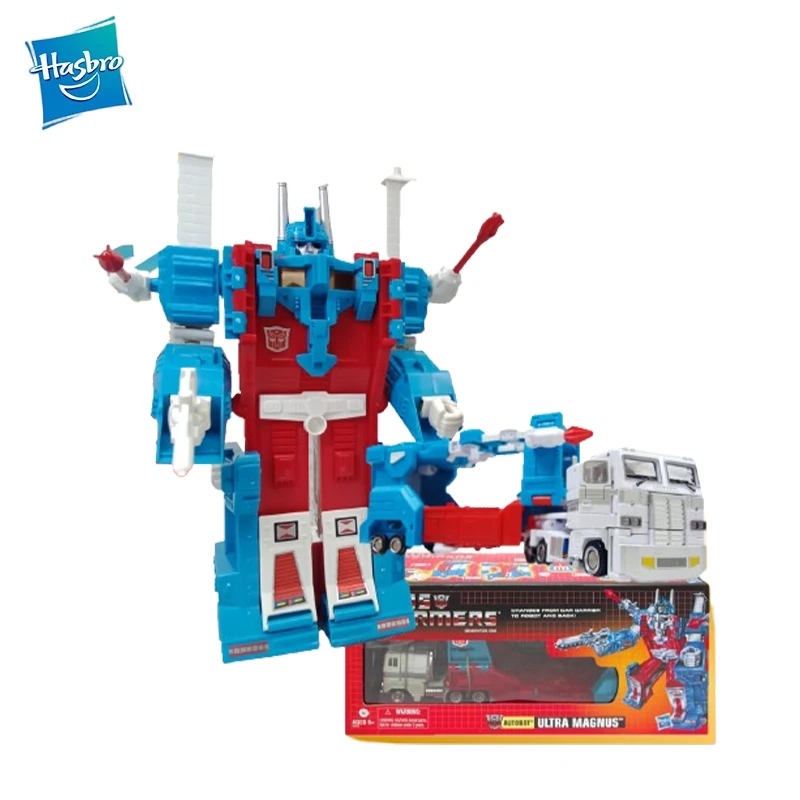 

In Stock Original Hasbro Transformers G1 Replica Ultra Magnus Anime Figure Action Figures Model Toys