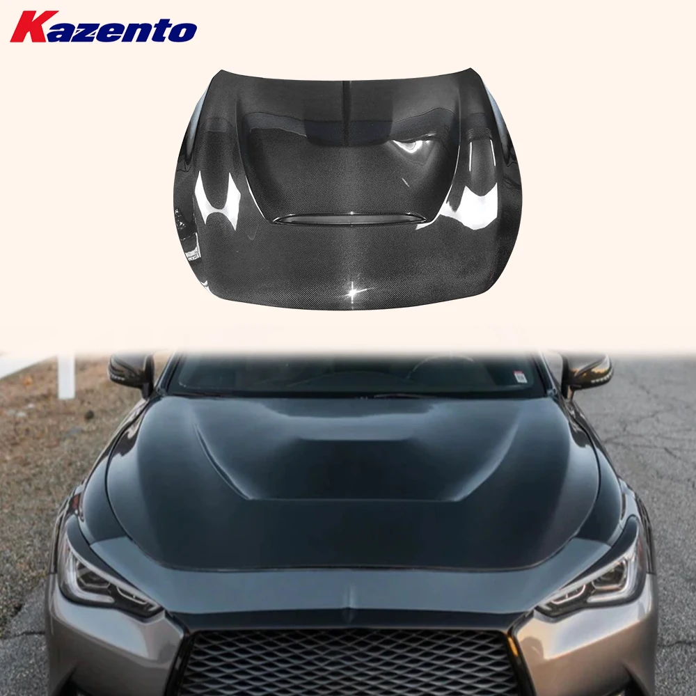 

Для Infiniti Q60 V37 2017-22: Передний вентилируемый капот в стиле GTS из углеродного волокна (возможна морская доставка, добро пожаловать, запросы).