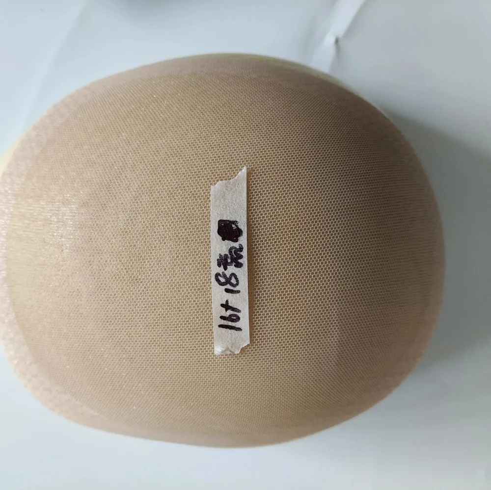 Two Layer Of Lace Net And Diamond Net With Edge Pre Glued Lace  Wig Cap For Crocheting Hairpieces And Wigs