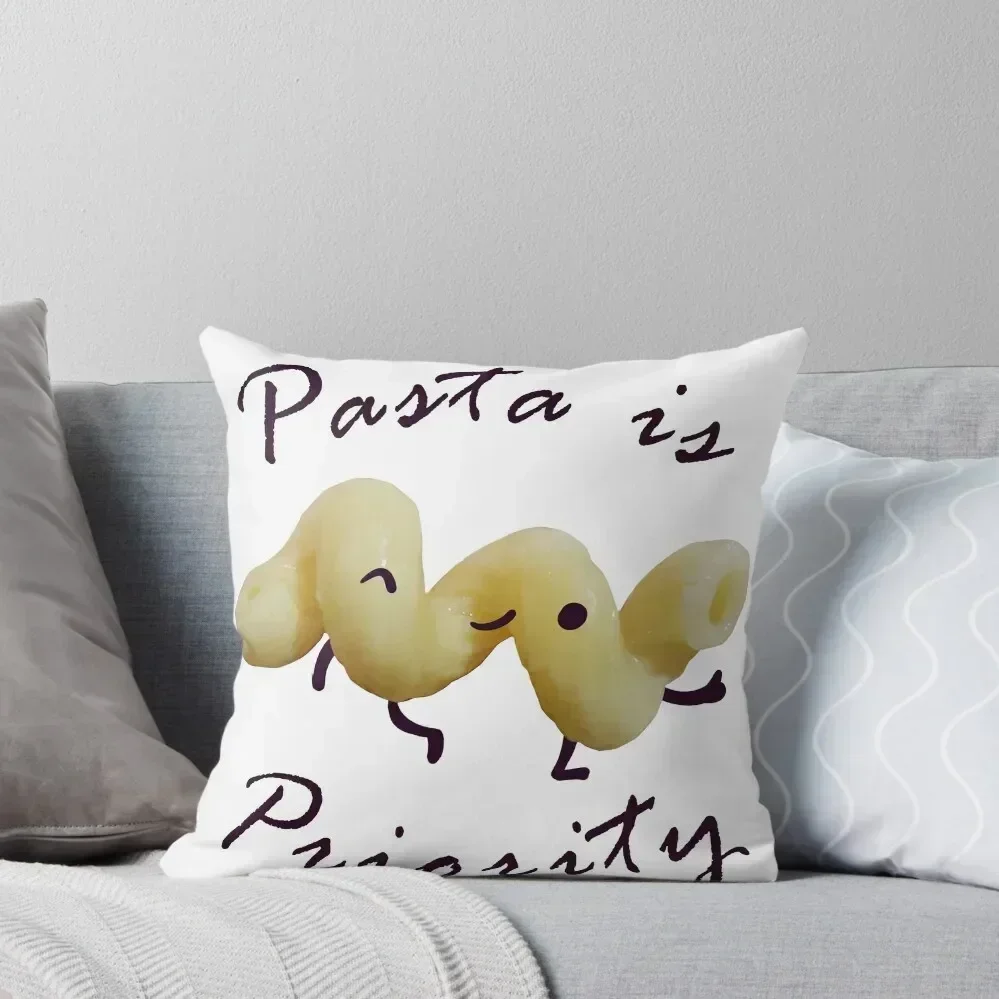 

Pasta is Priority Throw Pillow pillow pillowcase Sofa Pillow Cover Pillowcases Cushion Covers Sofa Decorative Cushion