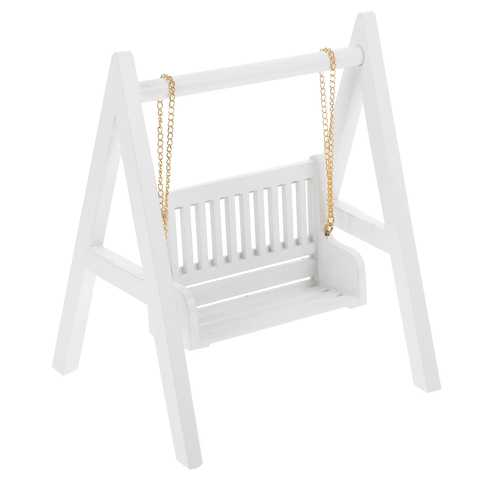 

Swing Chair for Mini House Accessory - Vivid Design Suitable As DIY Mini Decor Tools Or Simulation Prop