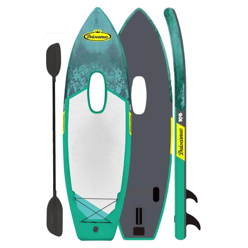 Daiseanuo Inflatable Stand Up Paddleboard SUPs Board Surfboard Water Sport Fishing Set with Boarded Pedal Chair