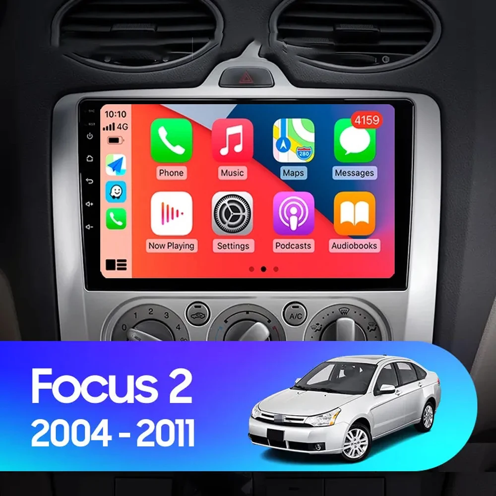 

Android 14 Carplay autoradio For Ford Focus 2 3 Mk2 Mk3 2004 2005 - 2011 navigazione GPS lettore multimediale WiFi + 4G Stereo