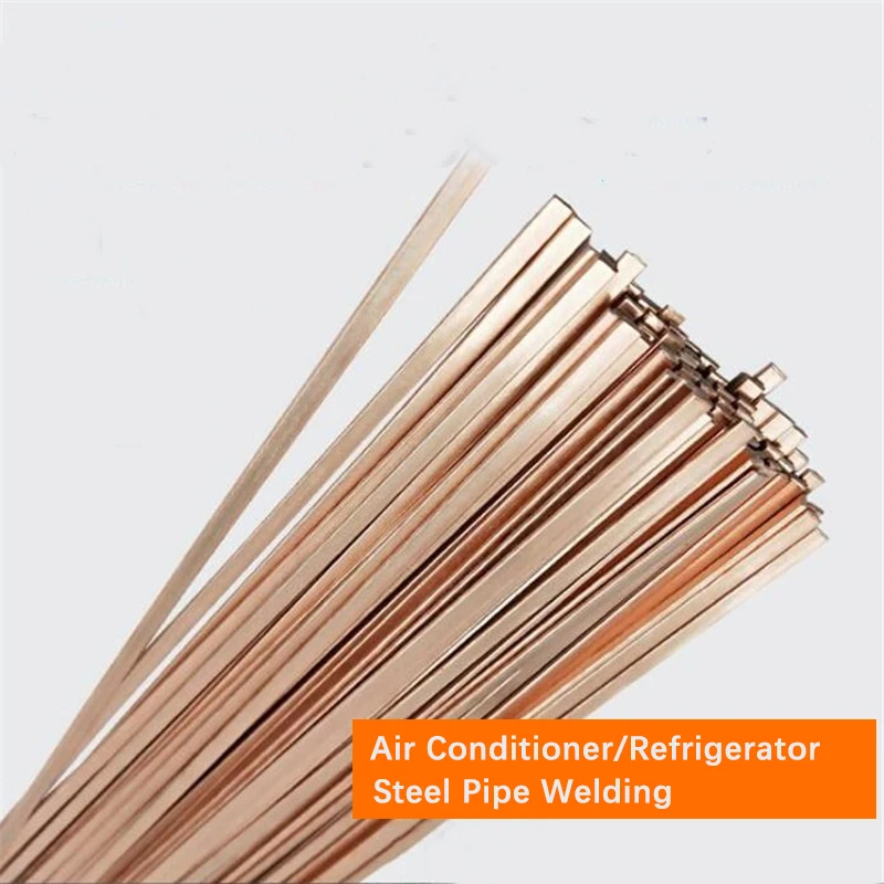 5Pcs 1.3x3.2mmx40cm  Weld Rod Phosphorus Copper Electrode Welding Wire Soldering No Need Solder Powder Welding electrodes