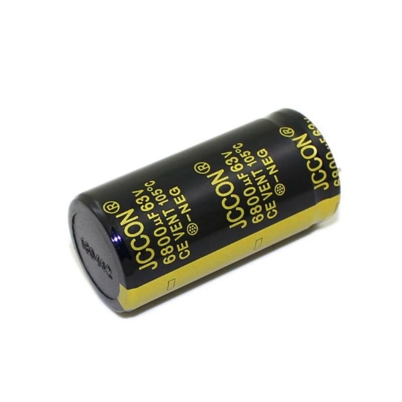 Aluminium Electrolytic Capacitor Cylindrical Capacitor 63V 6800uF for Amplifier Sound Equipment LED Light 25x50mm