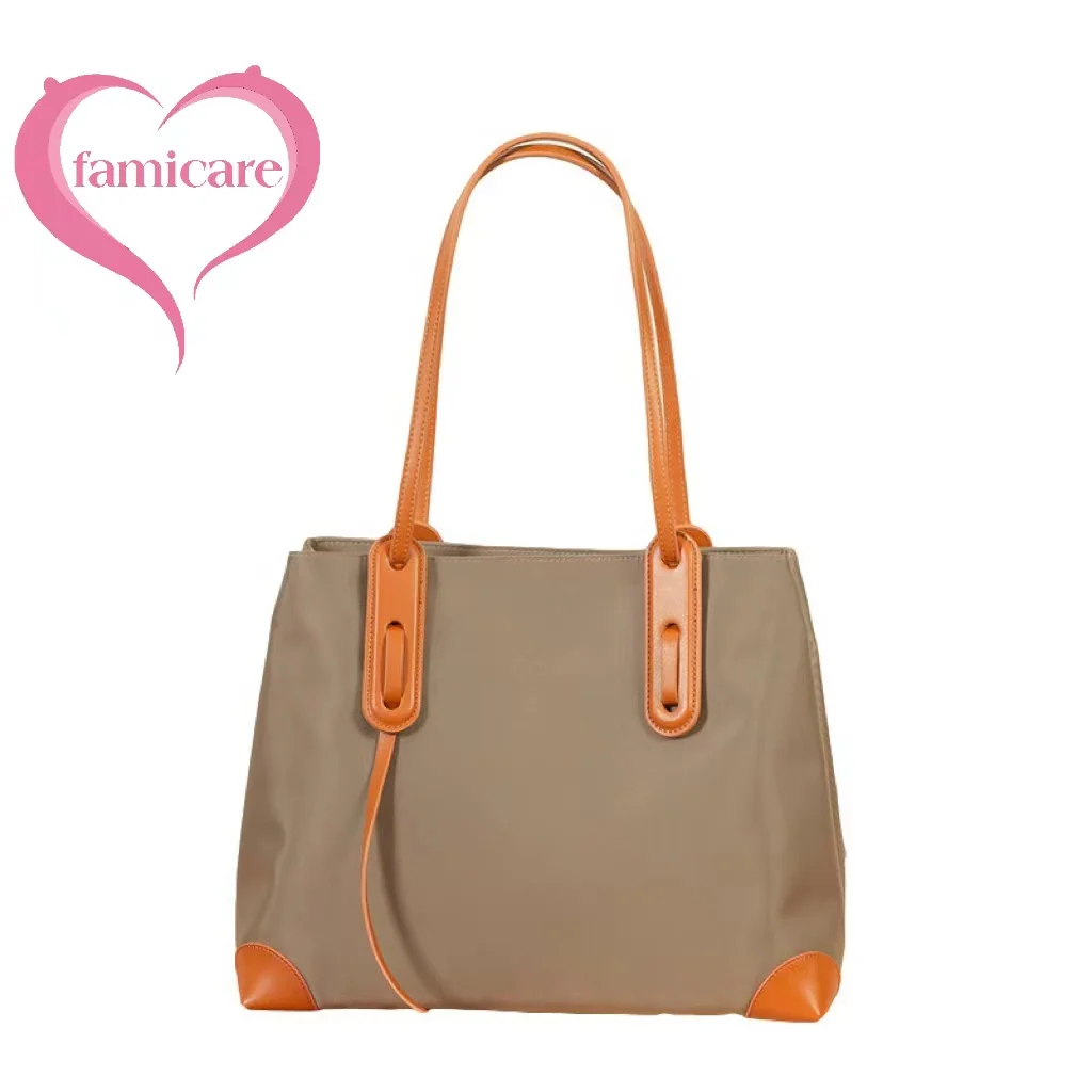 Borsa Tote femminile 2022 nuova elegante Versatile pendolare da donna semplice tela di Nylon borsa a tracolla monospalla di grande capacità