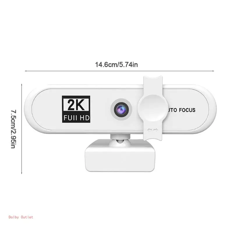4K PC conferencia PC Webcam Autofocus USB cámara Web portátil de escritorio para reuniones de oficina en casa con micrófono 1080P HD Web Cam