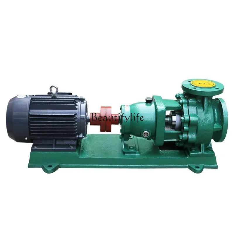 

05-Chemical water pump 50-32-125 centrifugal corrosion and turbidity resistance strong acid and alkali tetrafluorochemical pump