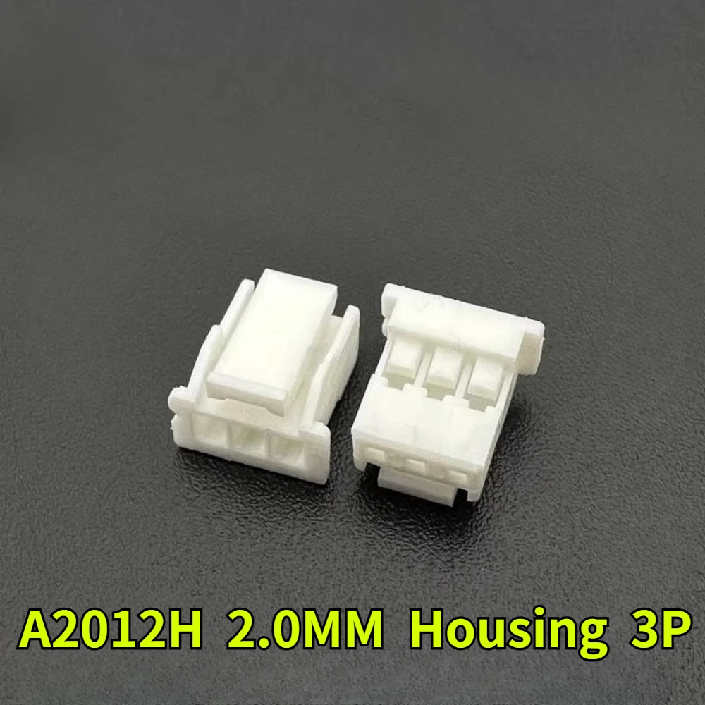 30/50/100Pcs/lot A2012H Housing 2P 3P 4P 5P 6P 7P 8P 9P 10P Pitch 2.0mm Rubber Shell Crimping Terminal Connector