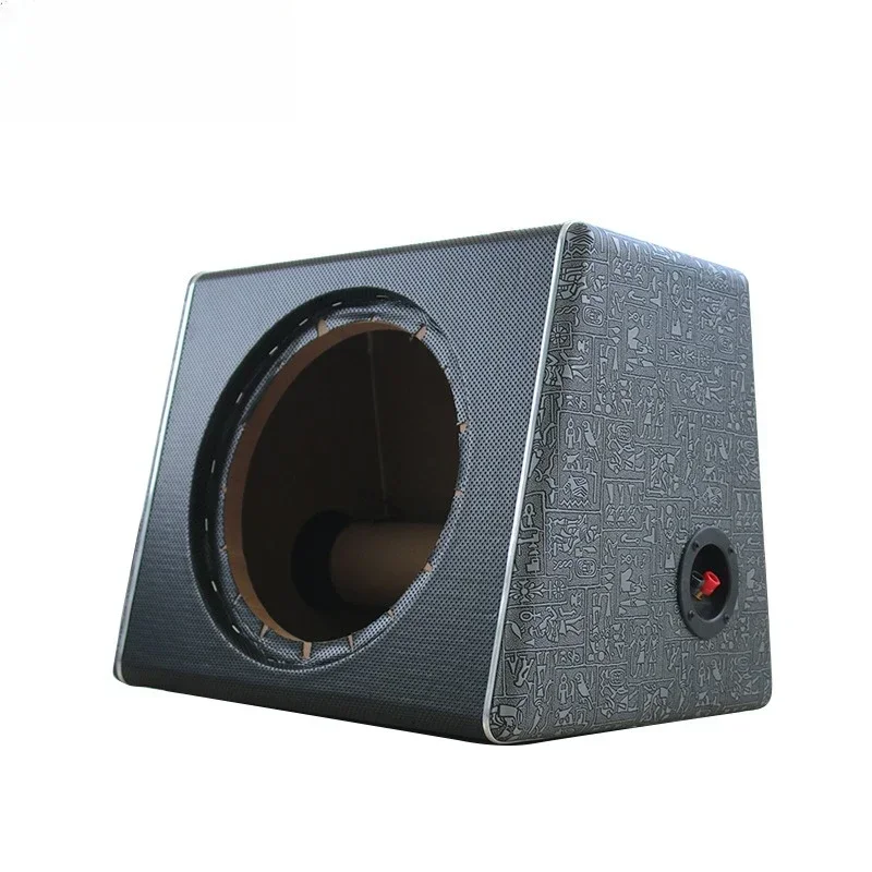مكبر صوت للسيارة مقاس 10 بوصة صندوق خشبي صندوق فارغ صندوق تعديل الصوت عالي الكثافة