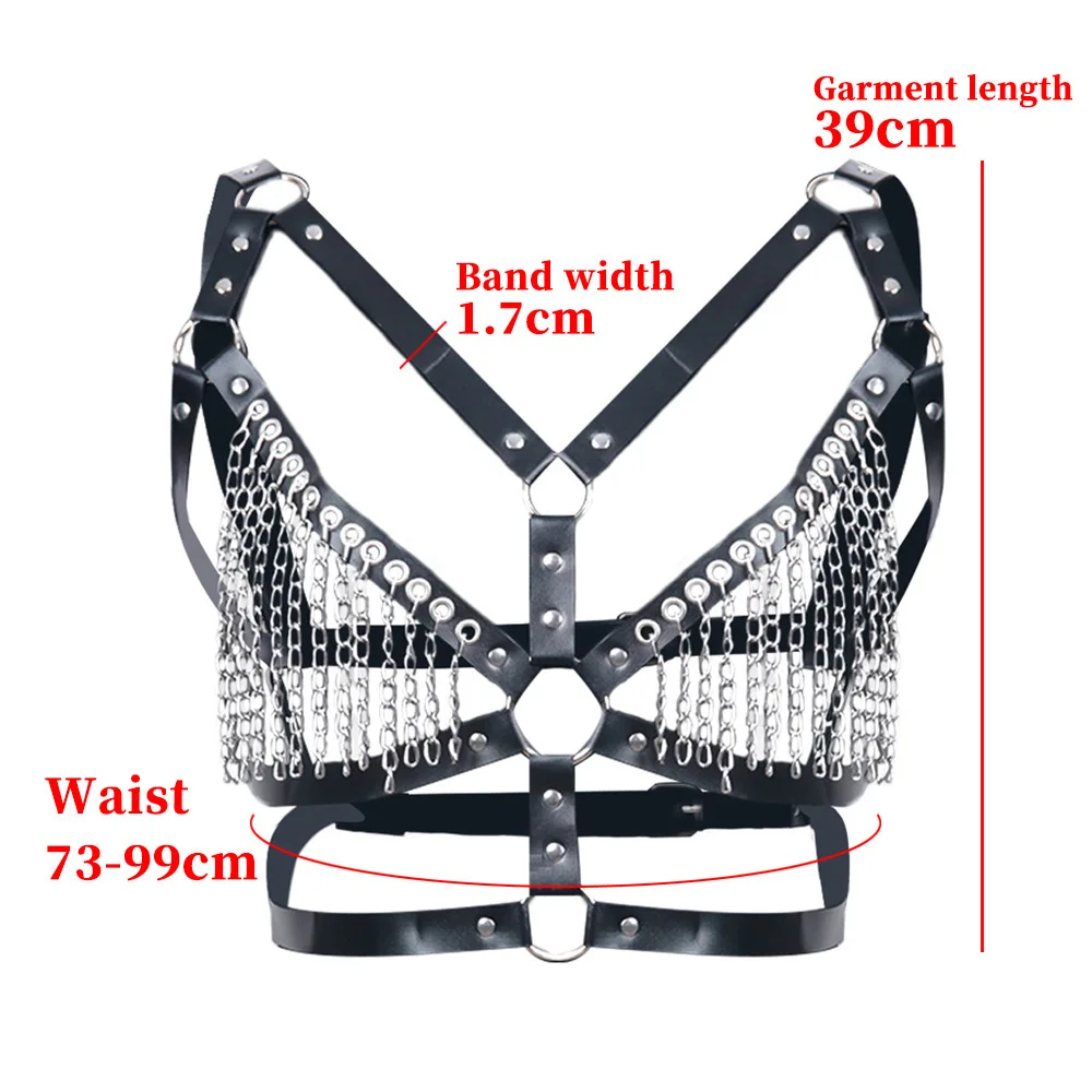 سلسلة ملابس عبودية مثيرة من الجلد على الموضة، سروال قصير متعدد الاستخدامات للنساء