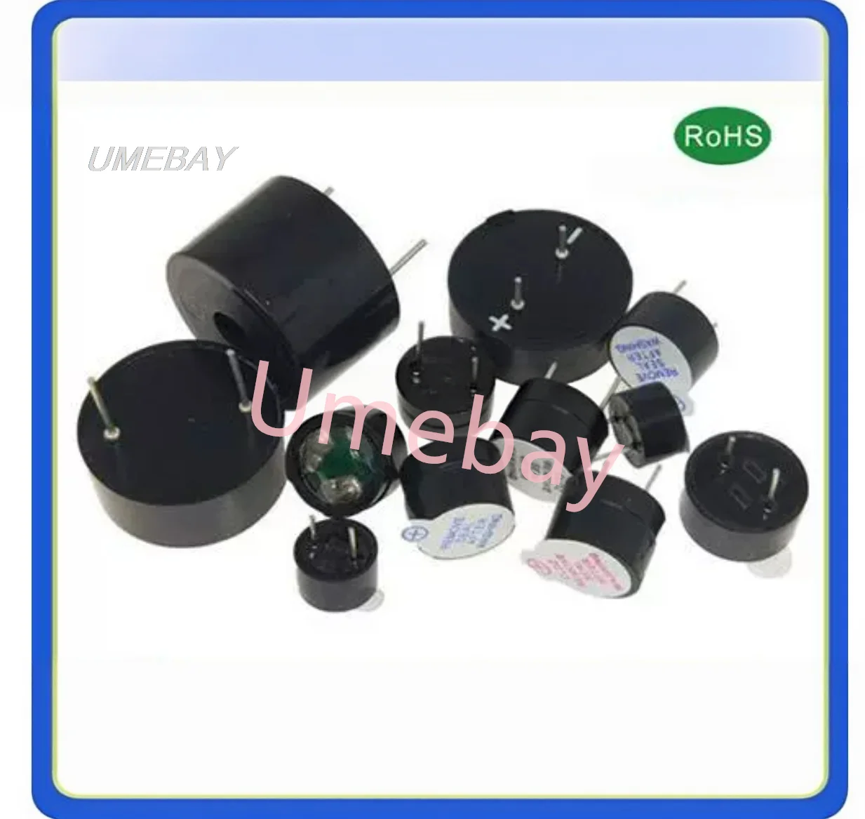 10 pieces, integrated circuits, Short body universal passive buzzer electromagnetic impedance 16 Ω DC resistance 16 Ω