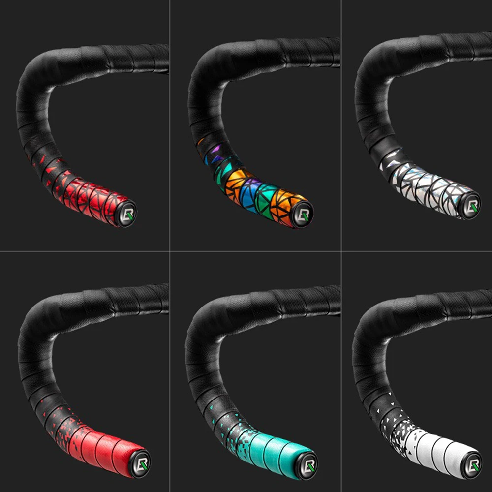 

ROCKBROS Road Bike Handlebar Tape Bicycle Bar Tape Anti Slip Straps Shock Absorption Breath Grip Tape Cycling Parts