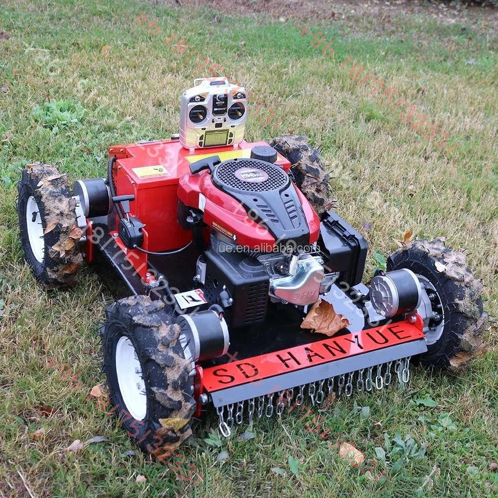 

New Industrial Grade 9HP Remote Control Lawn Mower 196cc Engine 7.5HP rc lawn mower