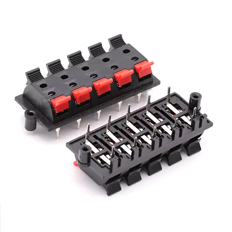 WP10-03B Ten wire clamp light LED power terminal block post power amplifier sound box signal socket