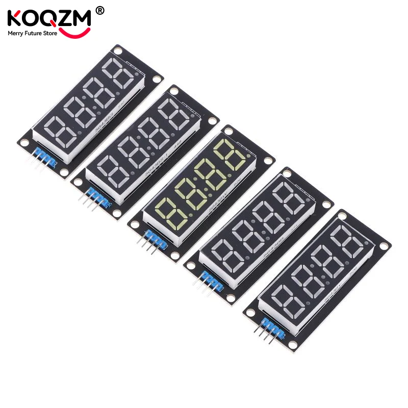 0.56inch 0.56" TM1637 4-Bits 7 Segments Digital Tube Clock Module Double Dots LED Display Screen Board forArduino Display Module