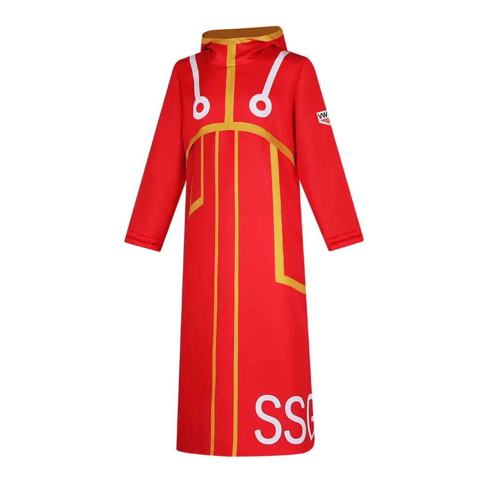 Cosplay Ruffy Kostüm rot lange Wind jacke Männer Anime Sonnengott Bühne Performance Kostüme Halloween Karneval Erwachsenen langen Mantel