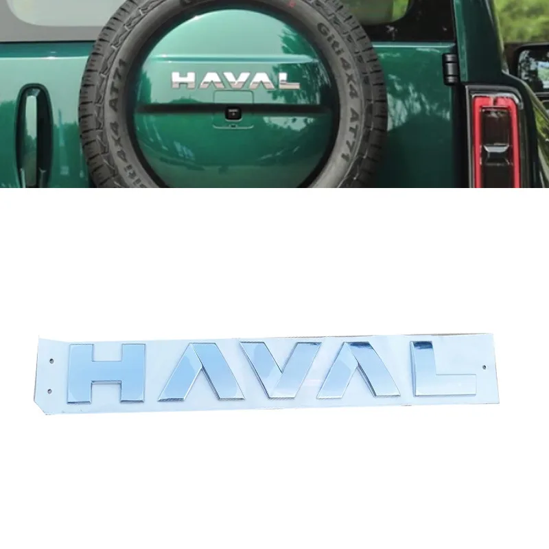 

Front Car Logo Letter For GWM Haval Dargo Haval H6 H7 Dargo Trunk Lid Emblem Rear Emblem Car Accessories