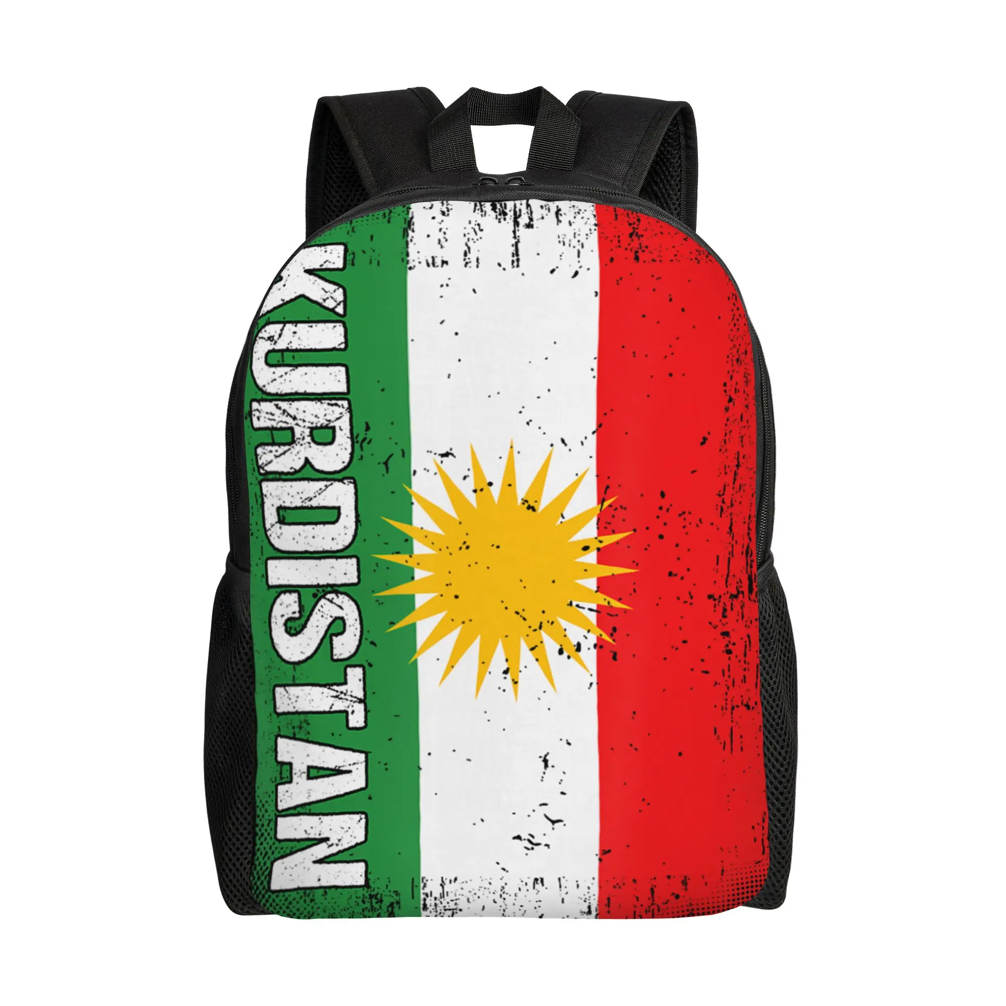 

Модный рюкзак с флагом Курдистана, подарок для студентов, деловой рюкзак для мужчин и женщин, холщовая сумка для ноутбука