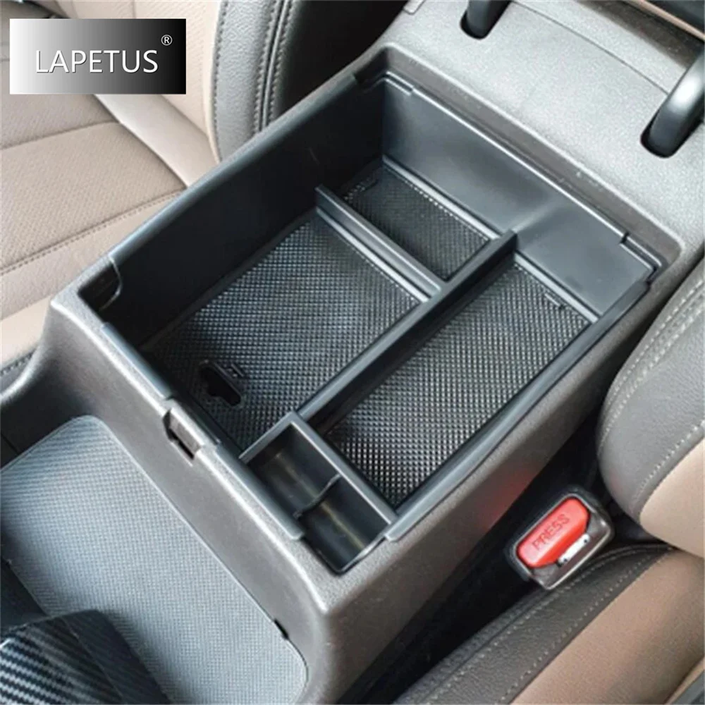 Accessories Central Armrest Storage Box Secondary Storage Center Console Organizer Compatible For Hyundai Santa Fe 2019 - 2021