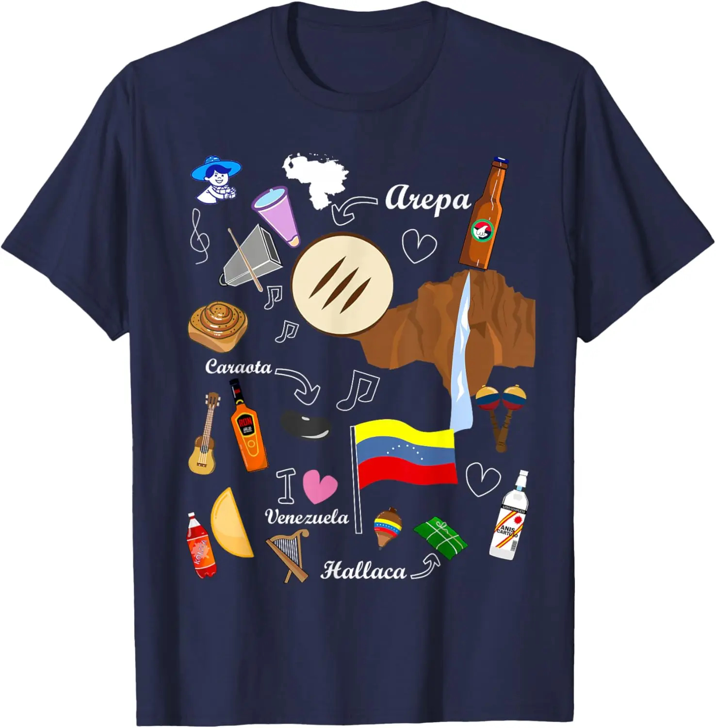 I Am a Proud Venezolanisches Baumwoll-Kurzarm-T-Shirt, lässig, patriotische Venezuela-Flagge, Geschenk, bequem, leicht, für Männer und Frauen