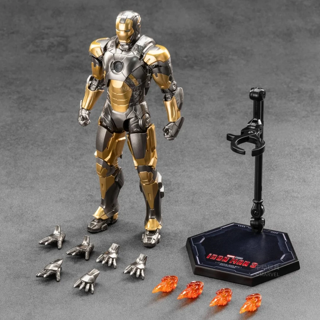 Игрушки ZD Toys: Фигурки Железного человека (Iron Man) MK20, MK34, MK32, MK31, MK29, MK18, MK28, Меха-модели Тони Старка, подвижные аниме-фигурки, коллекционные игрушки Мстители