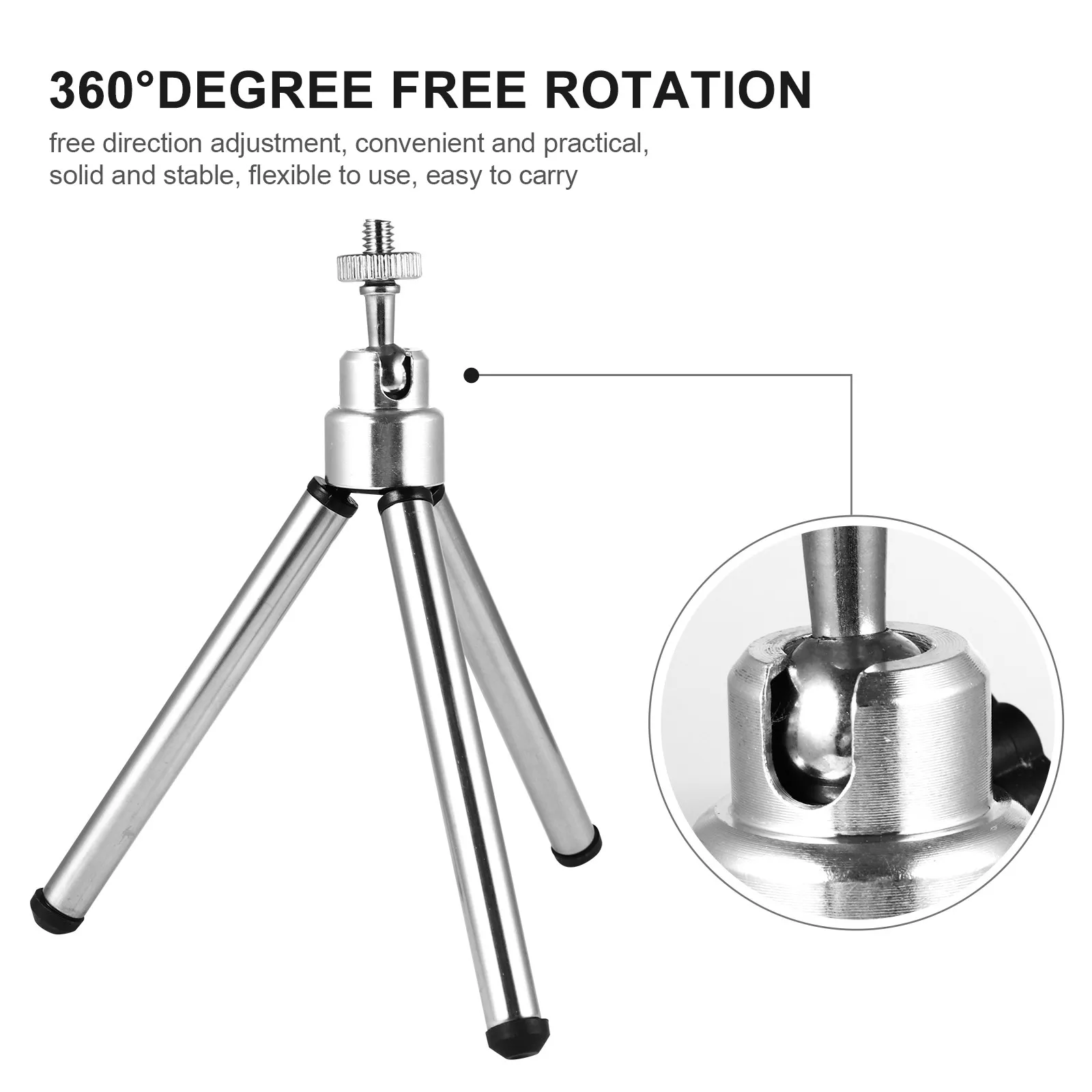 1Pcs Fishing Lamp Holder Retractable 26cm Stable Durable Night Fishing Light Stand Adjustable Height 360 Degree Rotation