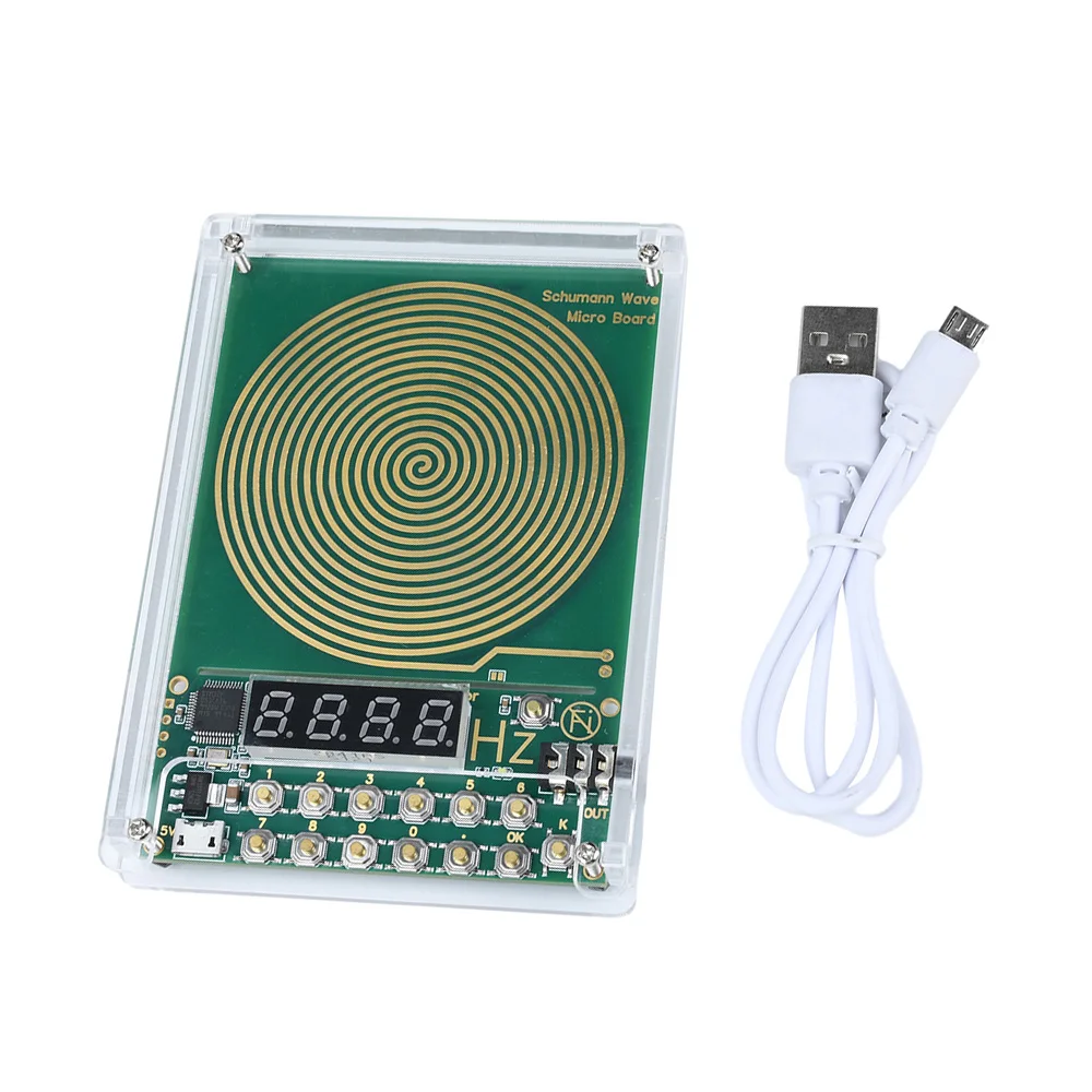Generador de Ondas Schumann de 7.83HZ con Frecuencia Ajustable de 0.01Hz-100000Hz, Generador de Señal de Onda Sinusoidal de 5V CC, Resonador de Audio de 3.5MM