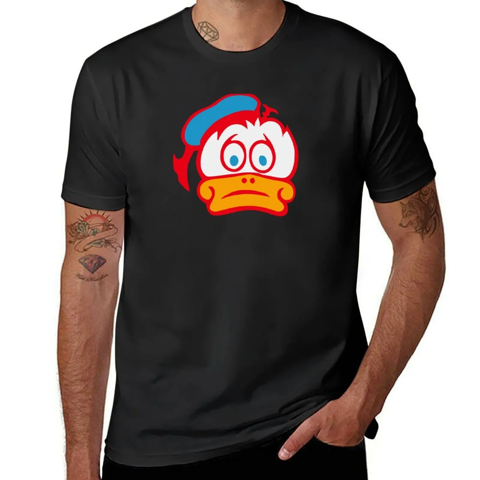 Barry Sheene Duck Logo T-Shirt anime for a boy mens cotton t shirts