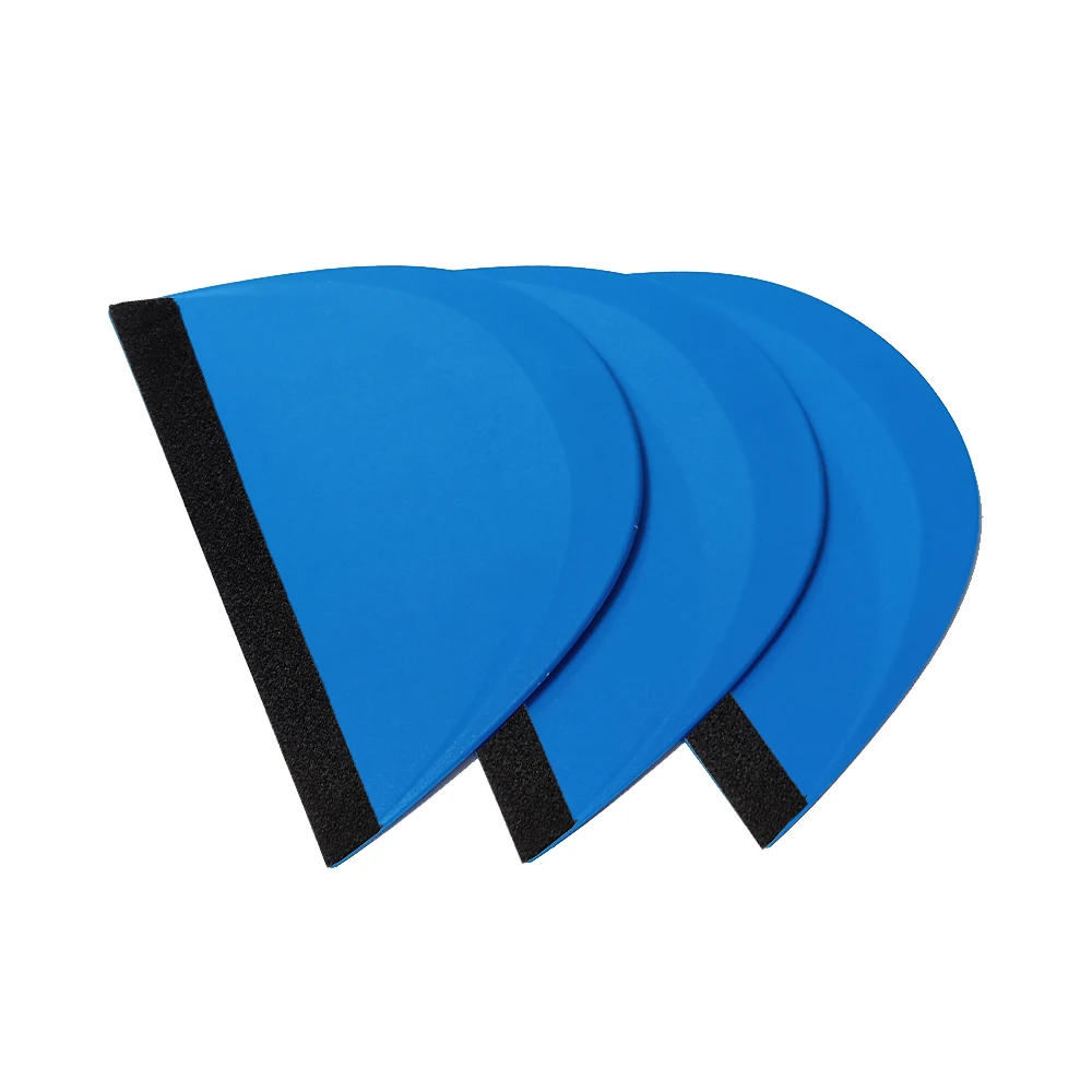 3Pcs Squeegee with Felt Edge Plastic Window Tint Wrap Wallpaper Tool Decal Applicator Vinyl Scraper Tint Glass Film Installation