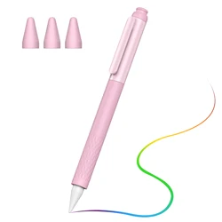 MoKo-estuche de silicona para Apple Pencil 2n, funda protectora ligera con fijación magnética, soporte de carga inalámbrica
