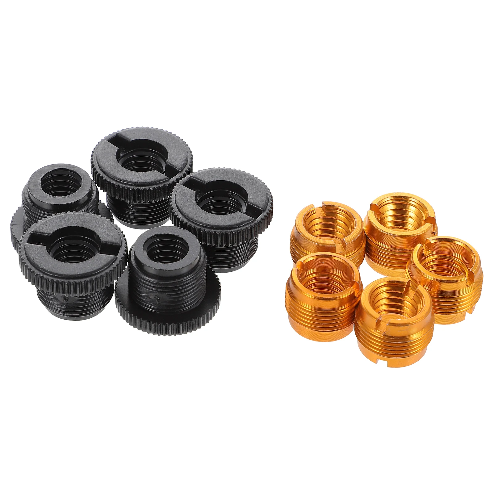 10pcs Aluminum 5/8 Male Thread Microphone Stand Thread Mic Adapter Adapter Rustproof For Mic Camera Tripod Stand