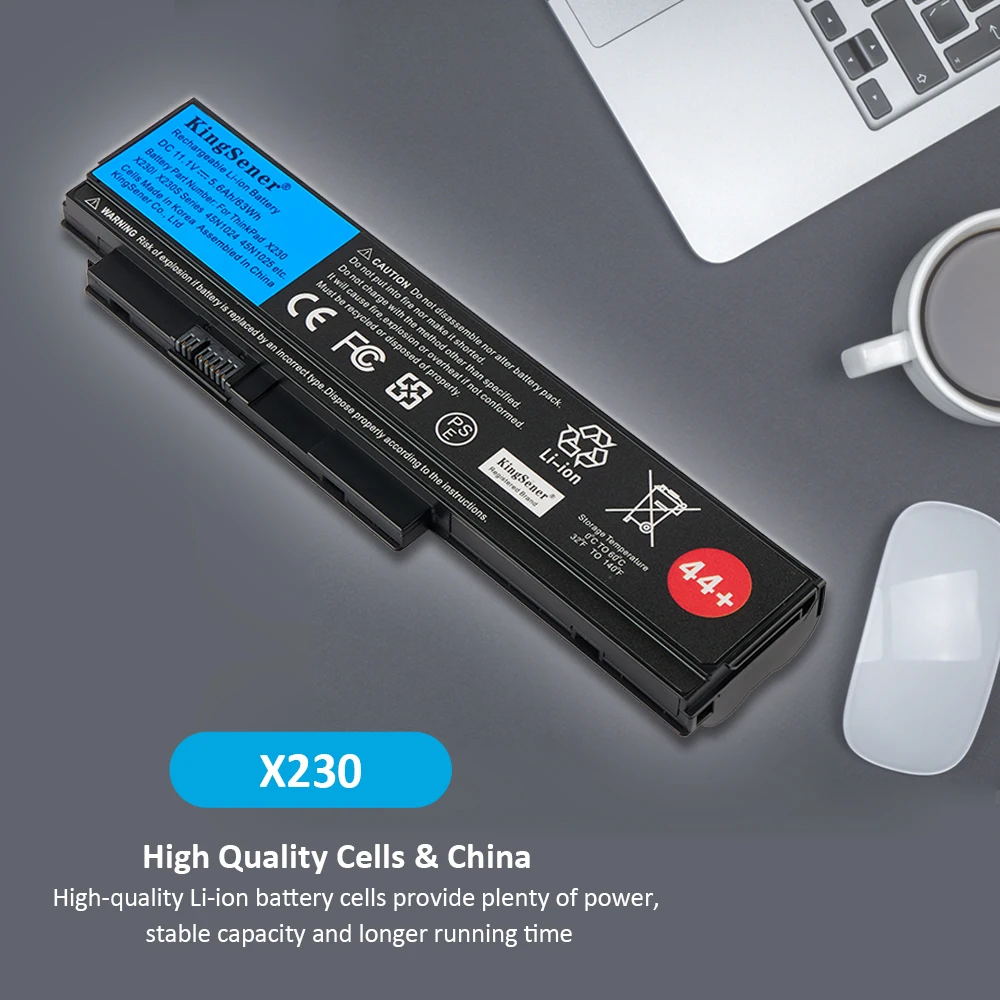 KingSener 45N1025 Laptop Battery For Lenovo Thinkpad X230 X230i X230S 45N1024 45N1028 45N1029 45N1020 45N1021 63WH 94WH