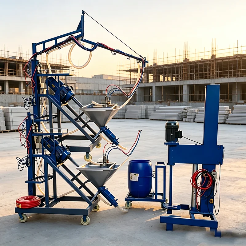 GRC GFRC Architectural Spraying Machine Professional Shotcrete Equipment for Decorative Concrete Facade Elements