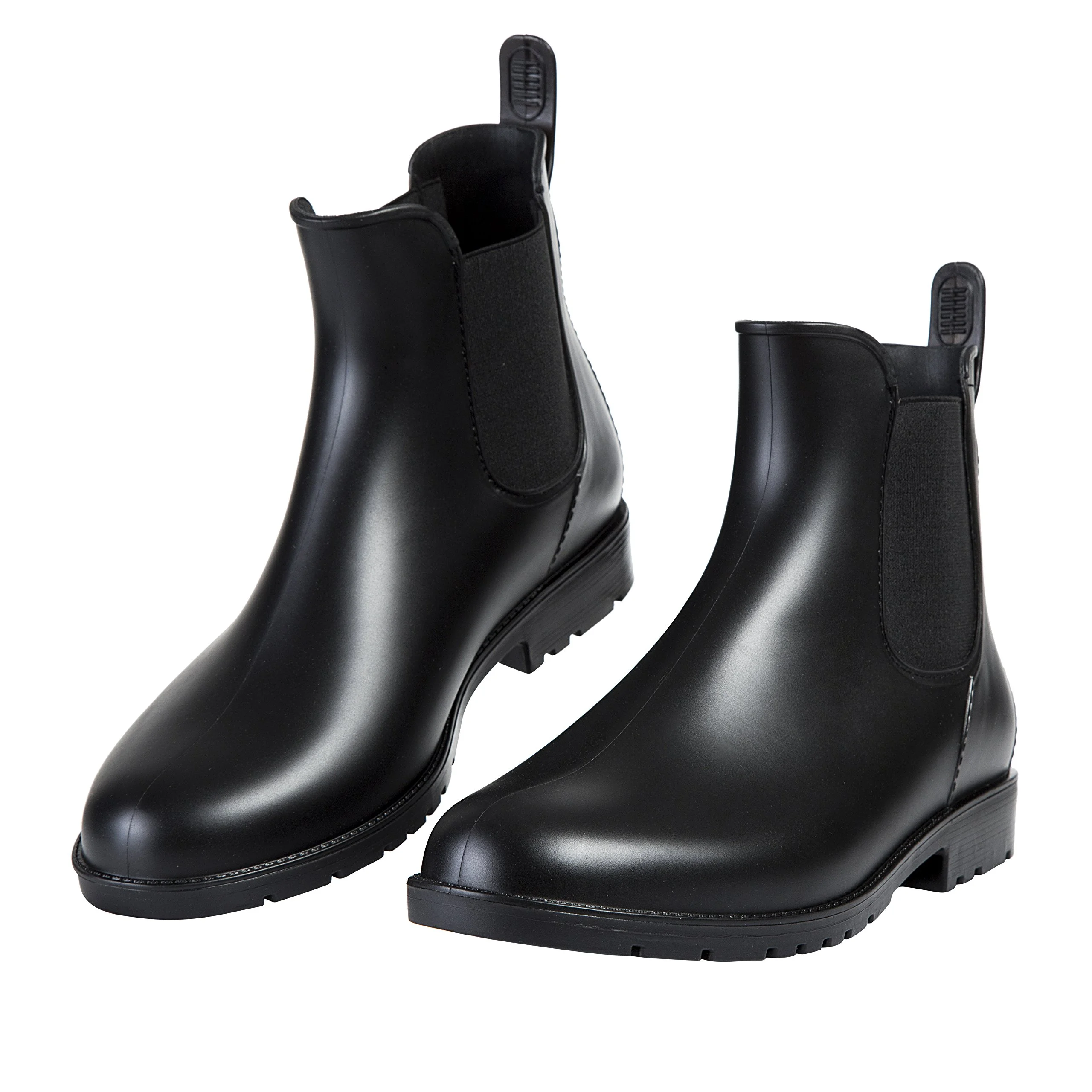 Smile Ankle Rain Boots Women House Rubber Sole Women Rain Shoes Waterproof Chelsea Boots Rainy Season Soft Antiskid Rain Boots