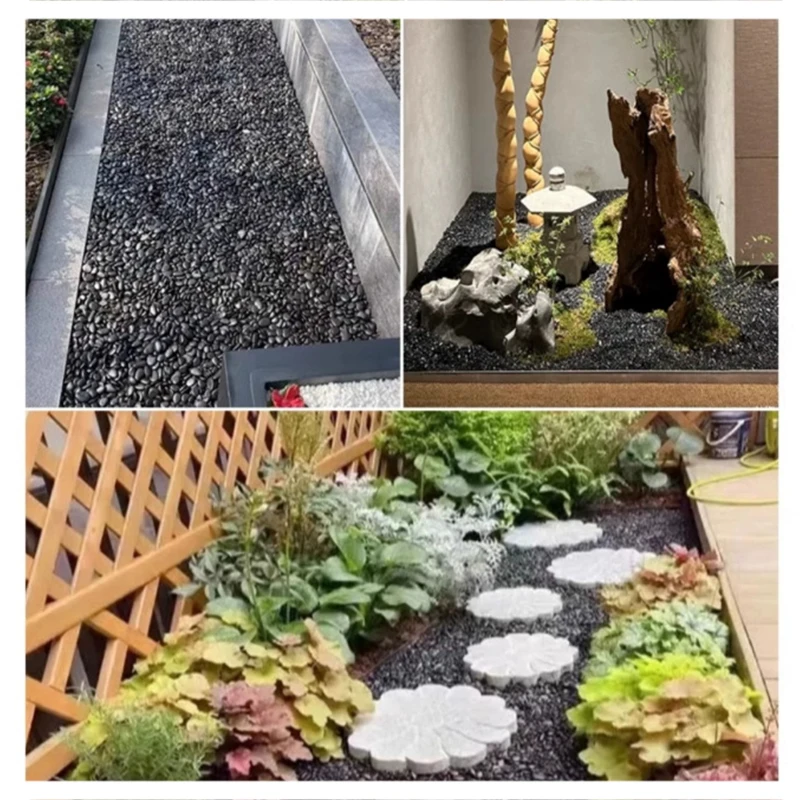 200 ~ 400 جرام الحصى 2-3 سنتيمتر الطبيعية عالية مصقول بوعاء خزان الأسماك حجر الزخرفية حديقة المناظر الطبيعية الديكور حصوه TMZ