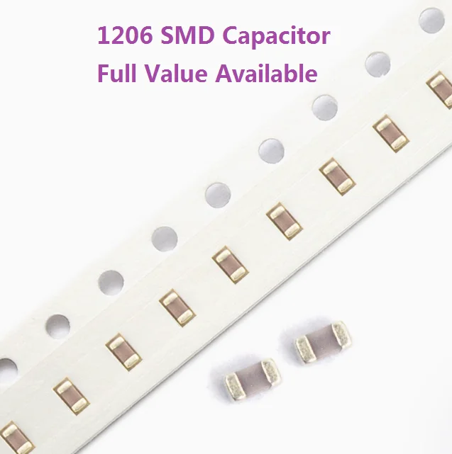 100PCS 1206 25V 106…